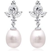 🦚 Ohrstecker aus Sterlingsilber mit Perle und Zirkonia 🦚 Ohrstecker aus Sterlingsilber mit Perle und Zirkonia