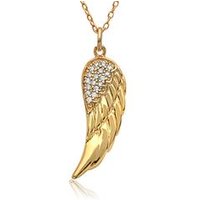 🦚 925er Silberkette gelbvergoldet mit Engelsflügel 🦚 925er Silberkette gelbvergoldet mit Engelsflügel