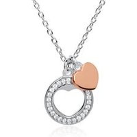 🦚 Kette Herz aus Sterlingsilber mit Zirkonia gravierbar 🦚 Kette Herz aus Sterlingsilber mit Zirkonia gravierbar