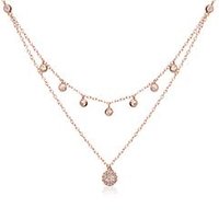 🦚 Rosévergoldete 925er Silber Kette mit Zirkonia 🦚 Rosévergoldete 925er Silber Kette mit Zirkonia