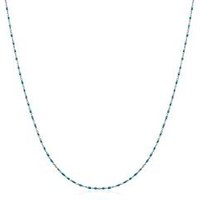 🦚 Kette aus Sterlingsilber und türkiser Emaille 🦚 Kette aus Sterlingsilber und türkiser Emaille