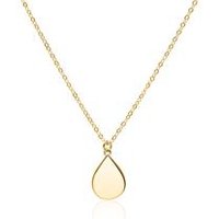 🦚 Damenkette Tropfen aus 925er Silber, vergoldet 🦚 Damenkette Tropfen aus 925er Silber, vergoldet