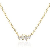 🦚 Damenkette aus vergoldetem Sterlingsilber mit Zirkonia 🦚 Damenkette aus vergoldetem Sterlingsilber mit Zirkonia