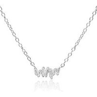 🦚 Kette für Damen aus 925er Silber mit Zirkonia 🦚 Kette für Damen aus 925er Silber mit Zirkonia