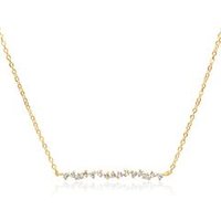 🦚 Damenkette aus vergoldetem 925er Silber mit Zirkonia 🦚 Damenkette aus vergoldetem 925er Silber mit Zirkonia