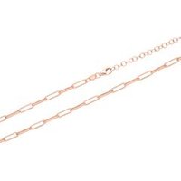 🦚 Damenkette aus rosévergoldetem Sterlingsilber 🦚 Damenkette aus rosévergoldetem Sterlingsilber