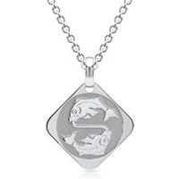 🦚 Silberkette Sternzeichen Fische 🦚 Silberkette Sternzeichen Fische