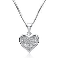 🦚 Zirkonia Kette mit Herzanhänger 925er Silber 🦚 Zirkonia Kette mit Herzanhänger 925er Silber
