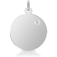 🦚 Anhänger gravierbar Sterlingsilber Diamant 🦚 Anhänger gravierbar Sterlingsilber Diamant