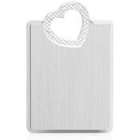 🦚 925er Silberanhänger mit Herz gravierbar 🦚 925er Silberanhänger mit Herz gravierbar