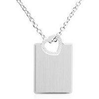 🦚 925er Silberkette mit Herzanhänger gravierbar 🦚 925er Silberkette mit Herzanhänger gravierbar