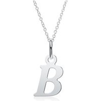 🦚 Kette mit Buchstabenanhänger B aus 925er Silber 🦚 Kette mit Buchstabenanhänger B aus 925er Silber