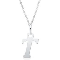 🦚 Kette Buchstabe T aus Sterlingsilber 🦚 Kette Buchstabe T aus Sterlingsilber