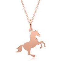 🦚 Pferde-Kette aus 925er Silber rosévergoldet 🦚 Pferde-Kette aus 925er Silber rosévergoldet