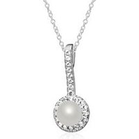 🦚 Kette für Damen aus 925er Silber mit Muschelperle 🦚 Kette für Damen aus 925er Silber mit Muschelperle