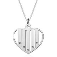 🦚 Herzkette aus Sterlingsilber mit Zirkonia 🦚 Herzkette aus Sterlingsilber mit Zirkonia