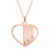 🦚 Kette aus rosévergoldetem 925er Silber mit Zirkonia 🦚 Kette aus rosévergoldetem 925er Silber mit Zirkonia