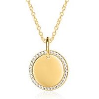 🦚 Damenkette aus vergoldetem 925er Silber mit Zirkonia 🦚 Damenkette aus vergoldetem 925er Silber mit Zirkonia