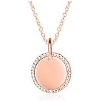 🦚 Damenkette aus Sterlingsilber, rosé mit Zirkonia 🦚 Damenkette aus Sterlingsilber, rosé mit Zirkonia