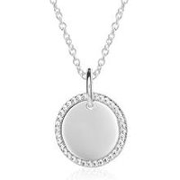 🦚 Gravur Kette für Damen aus 925er Silber mit Zirkonia 🦚 Gravur Kette für Damen aus 925er Silber mit Zirkonia