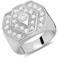 🦚 Moderner Ring 925 Silber mit vielen Zirkonia 🦚 Moderner Ring 925 Silber mit vielen Zirkonia