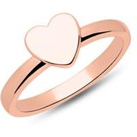 🦚 Damenring Herz 925er Silber rosévergoldet 🦚 Damenring Herz 925er Silber rosévergoldet