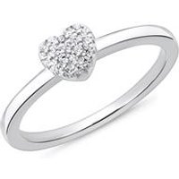 🦚 Herzring für Damen aus 925er Silber mit Zirkonia 🦚 Herzring für Damen aus 925er Silber mit Zirkonia