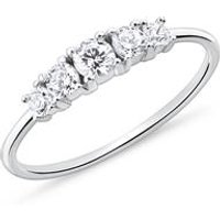 🦚 Zirkoniabesetzter Ring für Damen aus 925er Silber 🦚 Zirkoniabesetzter Ring für Damen aus 925er Silber