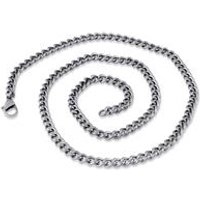 🦚 Moderne Titan Panzerkette 4mm 40cm poliert 🦚 Moderne Titan Panzerkette 4mm 40cm poliert