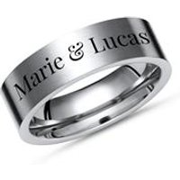 🦚 Titanring mit individueller Lasergravur 7mm 🦚 Titanring mit individueller Lasergravur 7mm
