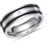 🦚 Exklusiver Ring Titan Einlage Silber & Diamant 🦚 Exklusiver Ring Titan Einlage Silber & Diamant