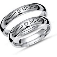 🦚 Hochglanzpolierte Titan Eheringe Lasergravur 🦚 Hochglanzpolierte Titan Eheringe Lasergravur