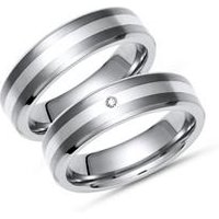 🦚 Trauringe Titan Eheringe Brillant Gravur 🦚 Trauringe Titan Eheringe Brillant Gravur