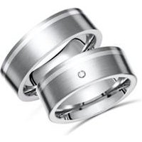 🦚 Eheringe Titan Trauringe Brillant Gravur 🦚 Eheringe Titan Trauringe Brillant Gravur