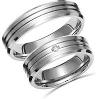🦚 Eheringe Titan Trauringe Diamant Gravur 🦚 Eheringe Titan Trauringe Diamant Gravur