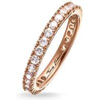 🦚 Damenring aus rosévergoldetem 925er Silber mit Zirkonia 🦚 Damenring aus rosévergoldetem 925er Silber mit Zirkonia