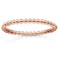 🦚 Dot Ring für Damen aus rosévergoldetem 925er Silber 🦚 Dot Ring für Damen aus rosévergoldetem 925er Silber