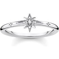 🦚 Stern Ring für Damen aus 925er Silber mit Zirkonia 🦚 Stern Ring für Damen aus 925er Silber mit Zirkonia