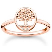 🦚 Tree of Love Ring für Damen aus 925er Silber, IP Rosé 🦚 Tree of Love Ring für Damen aus 925er Silber, IP Rosé