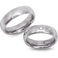 🦚 Glänzende Trauringe aus Wolfram Lasergravur 🦚 Glänzende Trauringe aus Wolfram Lasergravur