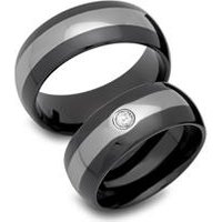 🦚 Eheringpaar Wolfram poliert zweifarbig 🦚 Eheringpaar Wolfram poliert zweifarbig