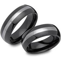 🦚 Moderne zweifarbige Wolframeheringe 🦚 Moderne zweifarbige Wolframeheringe