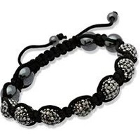 🦚 Glücksarmband graue Kristalle & Hämatit 🦚 Glücksarmband graue Kristalle & Hämatit