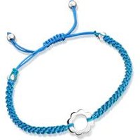 🦚 Zweifarbiges Textilarmband mit Silberelementen 🦚 Zweifarbiges Textilarmband mit Silberelementen