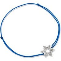 🦚 Blaues Textilarmband mit Silberelement 🦚 Blaues Textilarmband mit Silberelement