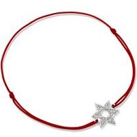 🦚 Rotes Textilarmband mit Silberelement 🦚 Rotes Textilarmband mit Silberelement