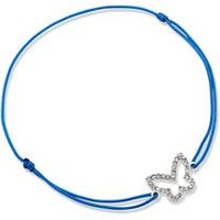 🦚 Blaues Textilarmband mit Silberelement 🦚 Blaues Textilarmband mit Silberelement