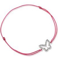 🦚 Pinkfarbenes Textilarmband mit Silberelement 🦚 Pinkfarbenes Textilarmband mit Silberelement