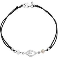 🦚 Textilarmband mit Silberelementen und Zirkonia 🦚 Textilarmband mit Silberelementen und Zirkonia