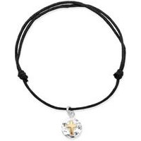 🦚 Textilarmband verstellbar mit Silberanhänger 🦚 Textilarmband verstellbar mit Silberanhänger